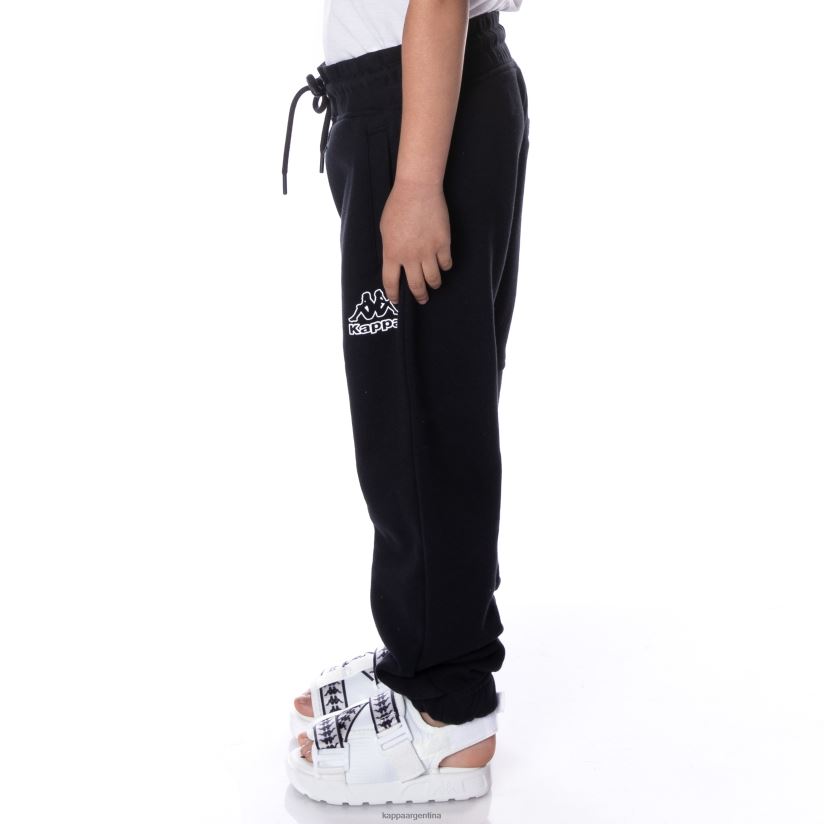 Kappa niños pantalones deportivos arctplus con logo para niños humo negro 2FJJXV564