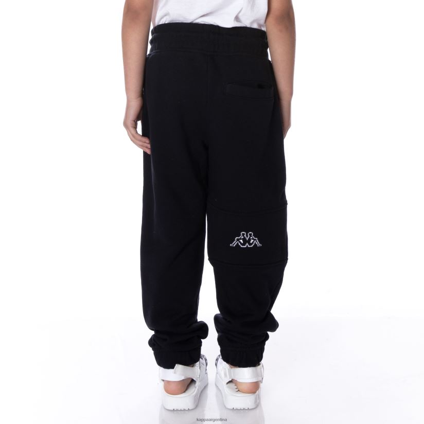 Kappa niños pantalones deportivos arctplus con logo para niños humo negro 2FJJXV564