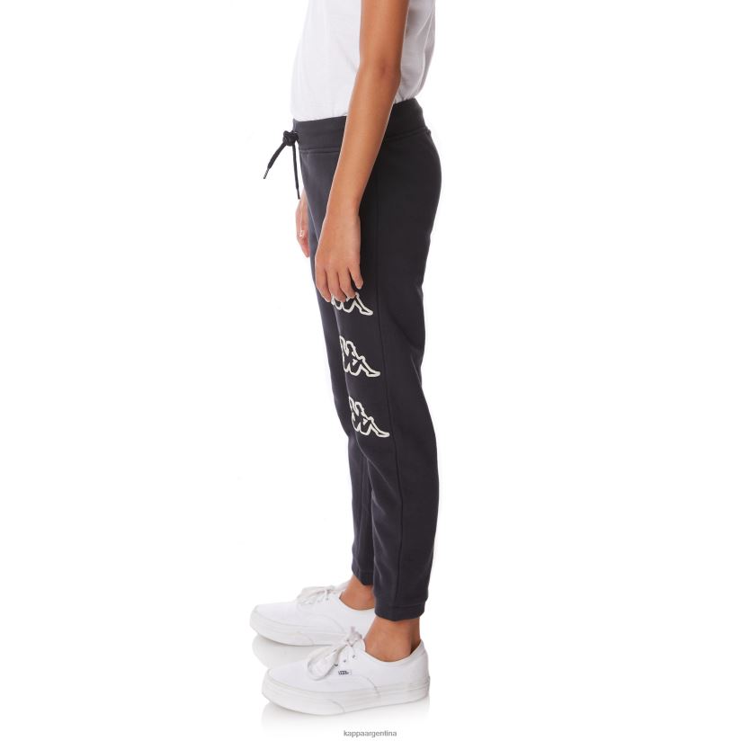 Kappa niños pantalones deportivos arsyx con logo para niños humo negro 2FJJXV568