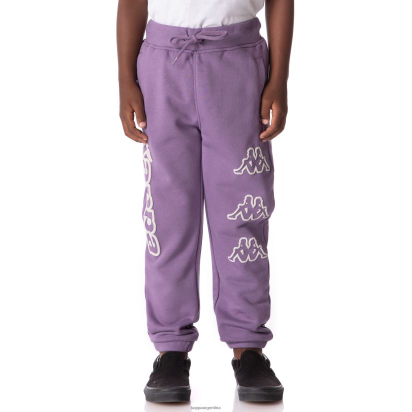 Kappa niños pantalones deportivos arsyx con logo para niños púrpura 2FJJXV567