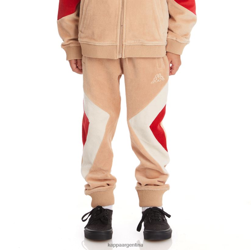 Kappa niños pantalones deportivos ayo con logo para niños beige 2FJJXV587