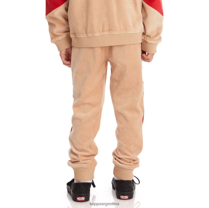 Kappa niños pantalones deportivos ayo con logo para niños beige 2FJJXV587