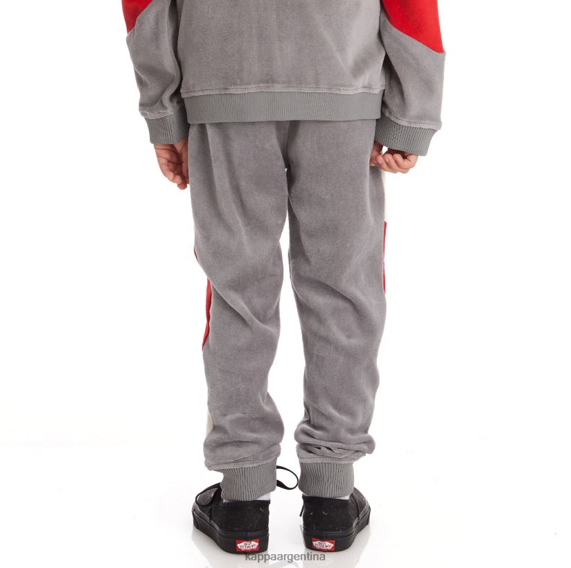 Kappa niños pantalones deportivos ayo con logo para niños gris 2FJJXV595