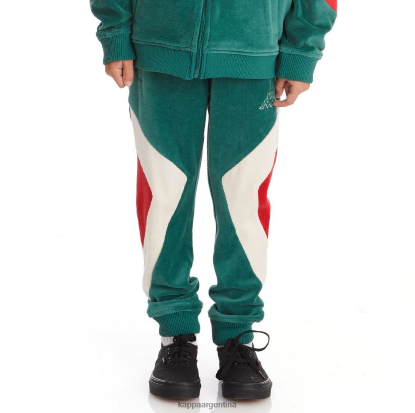 Kappa niños pantalones deportivos ayo con logo para niños verde oscuro 2FJJXV594