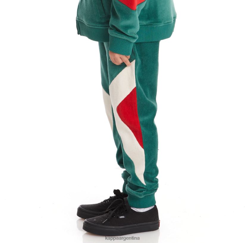 Kappa niños pantalones deportivos ayo con logo para niños verde oscuro 2FJJXV594