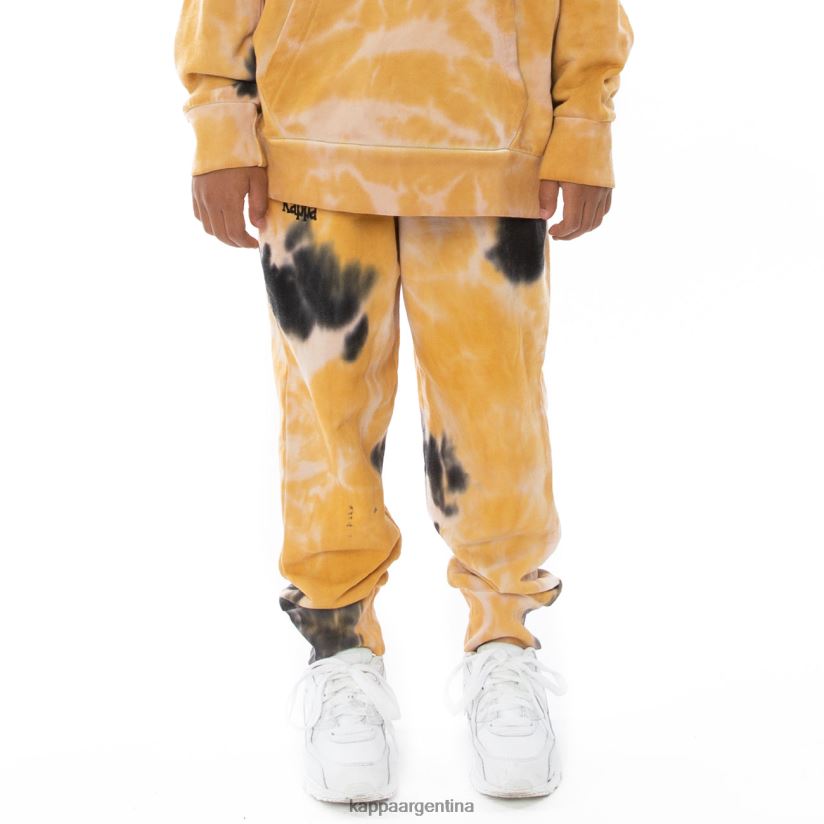 Kappa niños pantalones deportivos de teñido anudado culbio auténticos para niños crema brandy violeta tie-dye 2FJJXV614