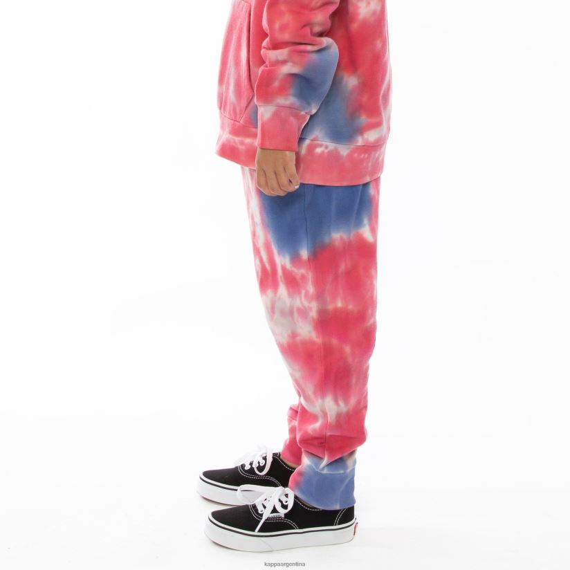 Kappa niños pantalones deportivos de teñido anudado culbio auténticos para niños crema brandy violeta tie-dye 2FJJXV614