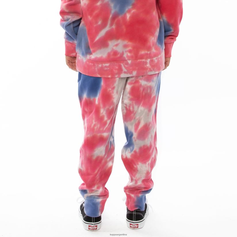 Kappa niños pantalones deportivos de teñido anudado culbio auténticos para niños crema brandy violeta tie-dye 2FJJXV614