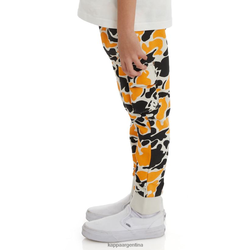 Kappa niños pantalones deportivos pakot auténticos para niños humo negro naranja claro 2FJJXV580