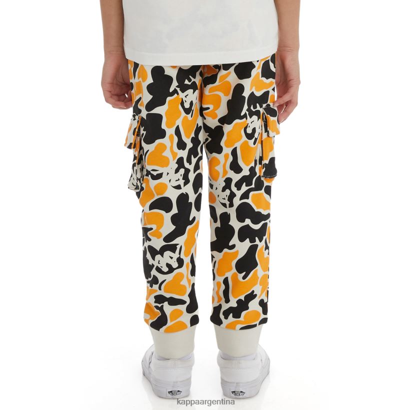 Kappa niños pantalones deportivos pakot auténticos para niños humo negro naranja claro 2FJJXV580