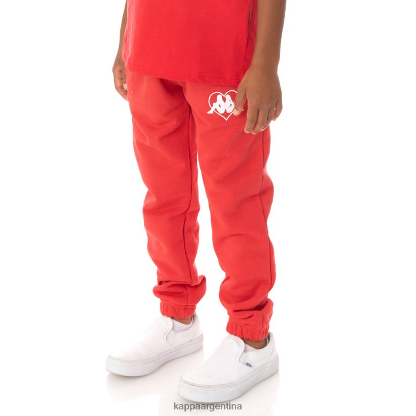 Kappa niños pantalones deportivos para niños authentic love katowice rojo 2FJJXV609