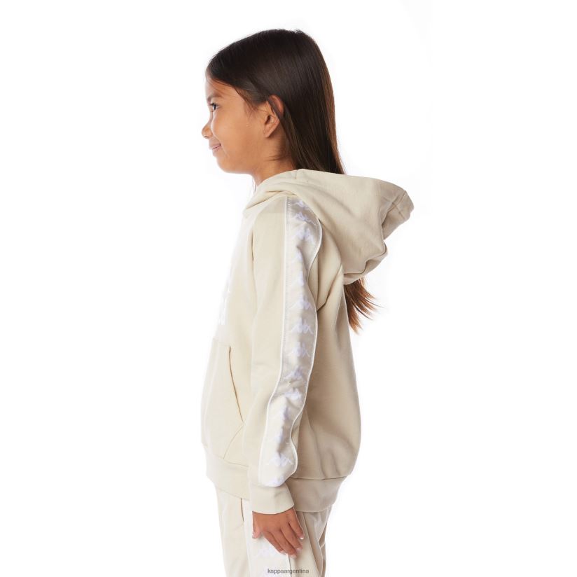 Kappa niños sudadera con capucha 222 banda hurtado 2 para niños beige 2FJJXV514