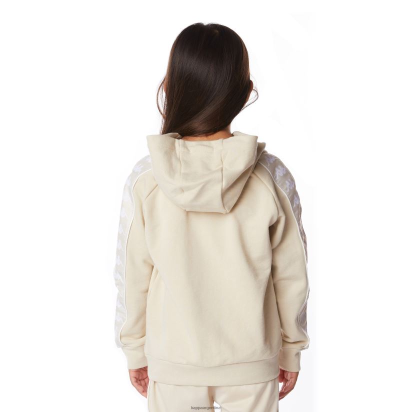 Kappa niños sudadera con capucha 222 banda hurtado 2 para niños beige 2FJJXV514
