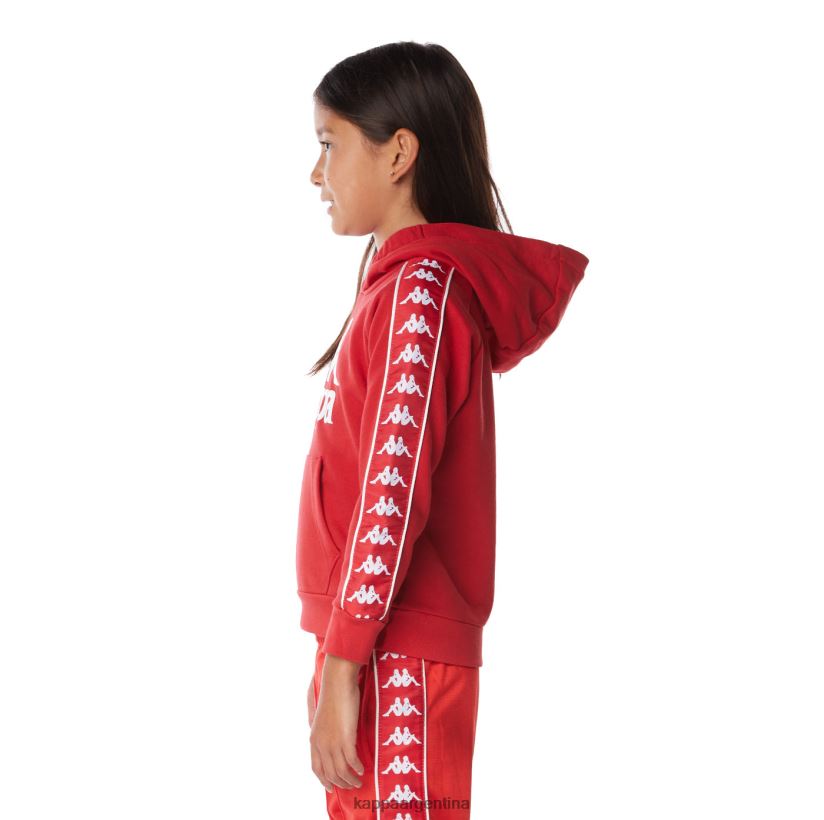 Kappa niños sudadera con capucha 222 banda hurtado 2 para niños rojo 2FJJXV515