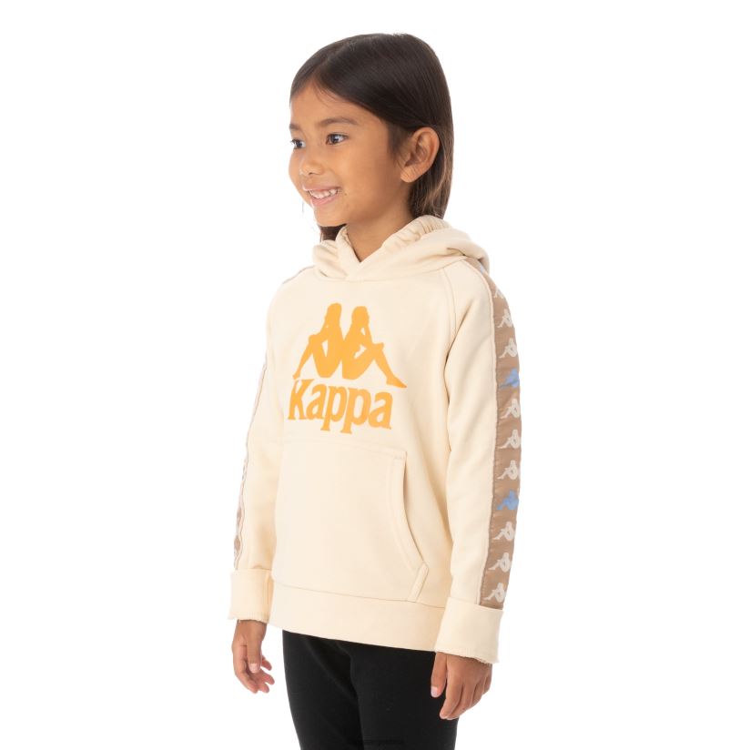 Kappa niños sudadera con capucha 222 banda hurtado 3 para niños beige 2FJJXV557