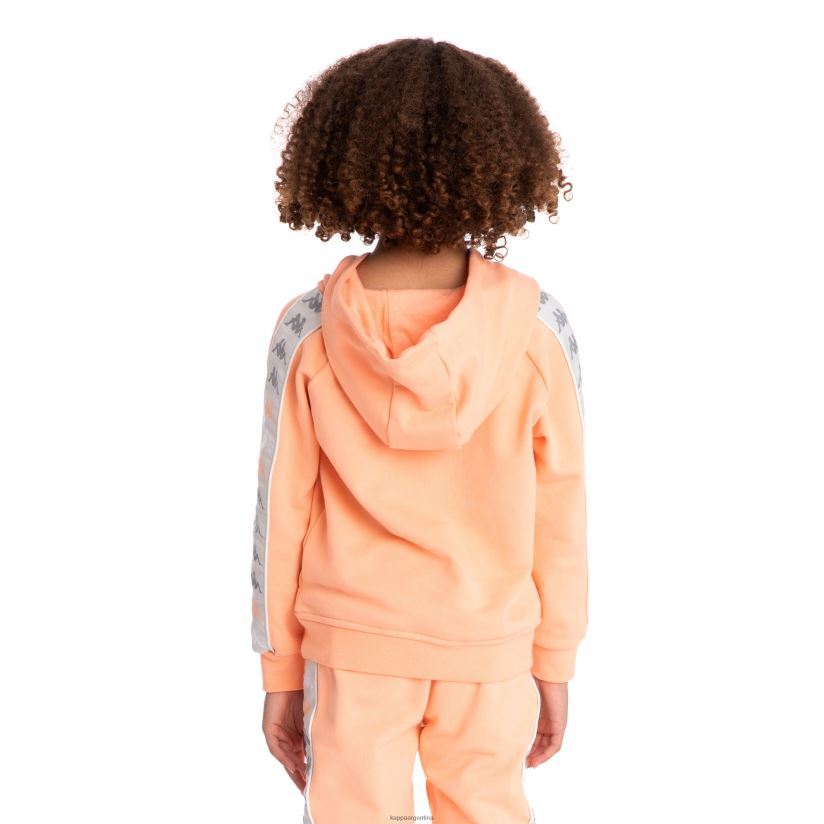 Kappa niños sudadera con capucha 222 banda hurtado 4 para niños durazno 2FJJXV526