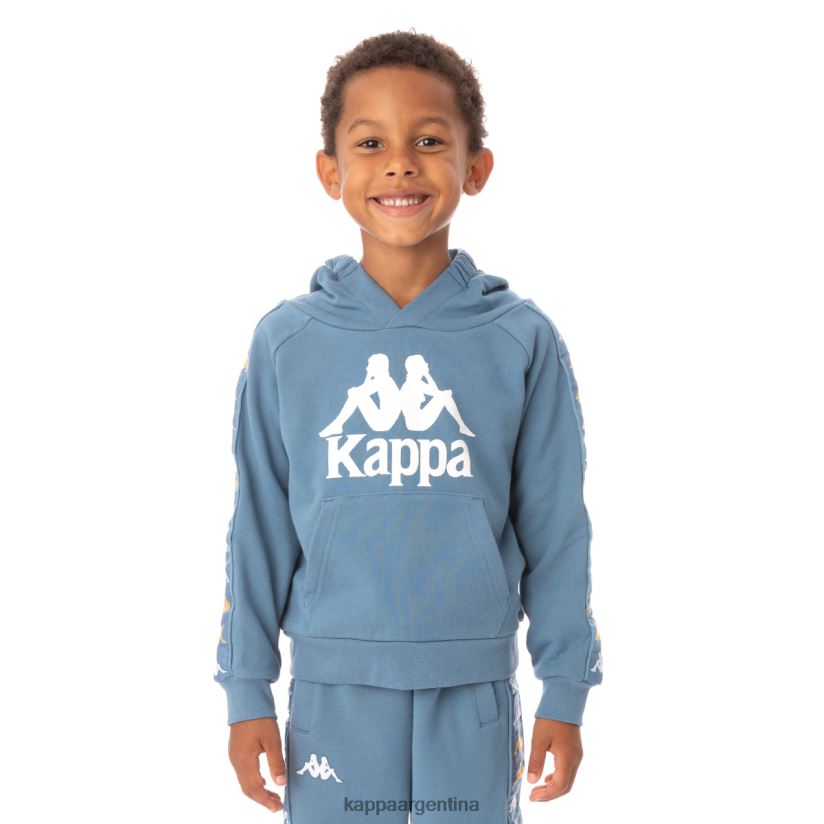 Kappa niños sudadera con capucha 222 banda hurtadon para niños azul claro 2FJJXV542