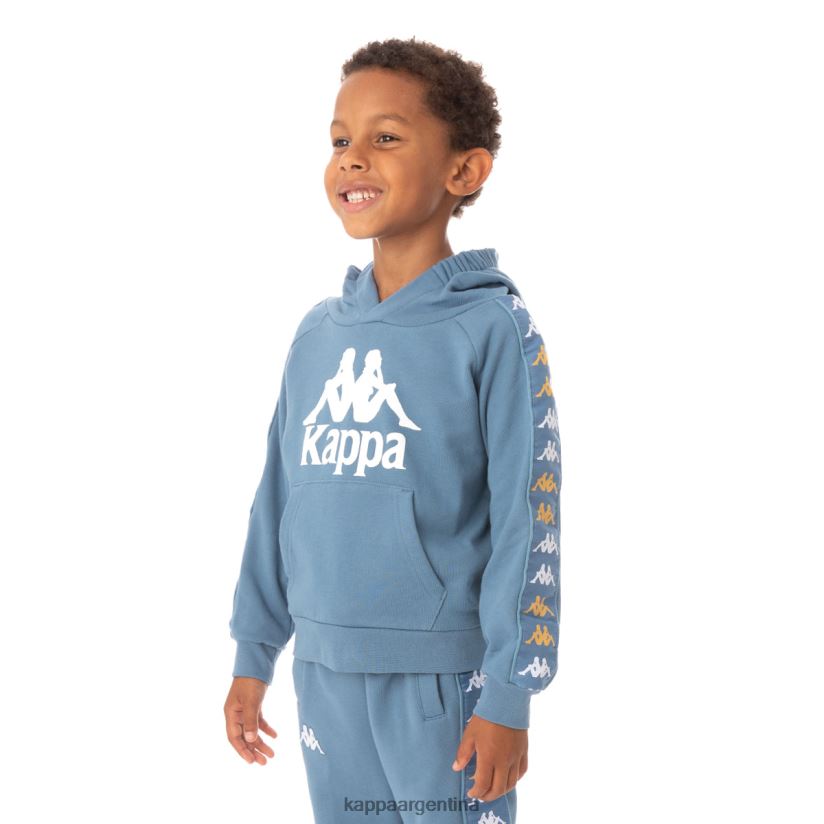 Kappa niños sudadera con capucha 222 banda hurtadon para niños azul claro 2FJJXV542
