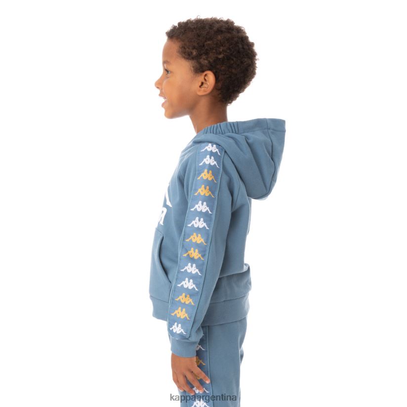 Kappa niños sudadera con capucha 222 banda hurtadon para niños azul claro 2FJJXV542