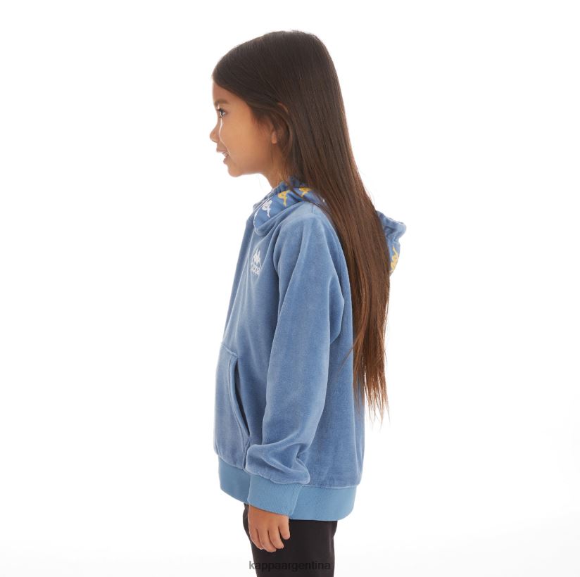 Kappa niños sudadera con capucha 222 banda loredo niños azul claro 2FJJXV539