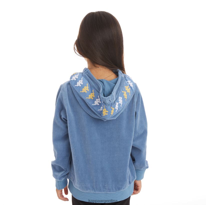 Kappa niños sudadera con capucha 222 banda loredo niños azul claro 2FJJXV539