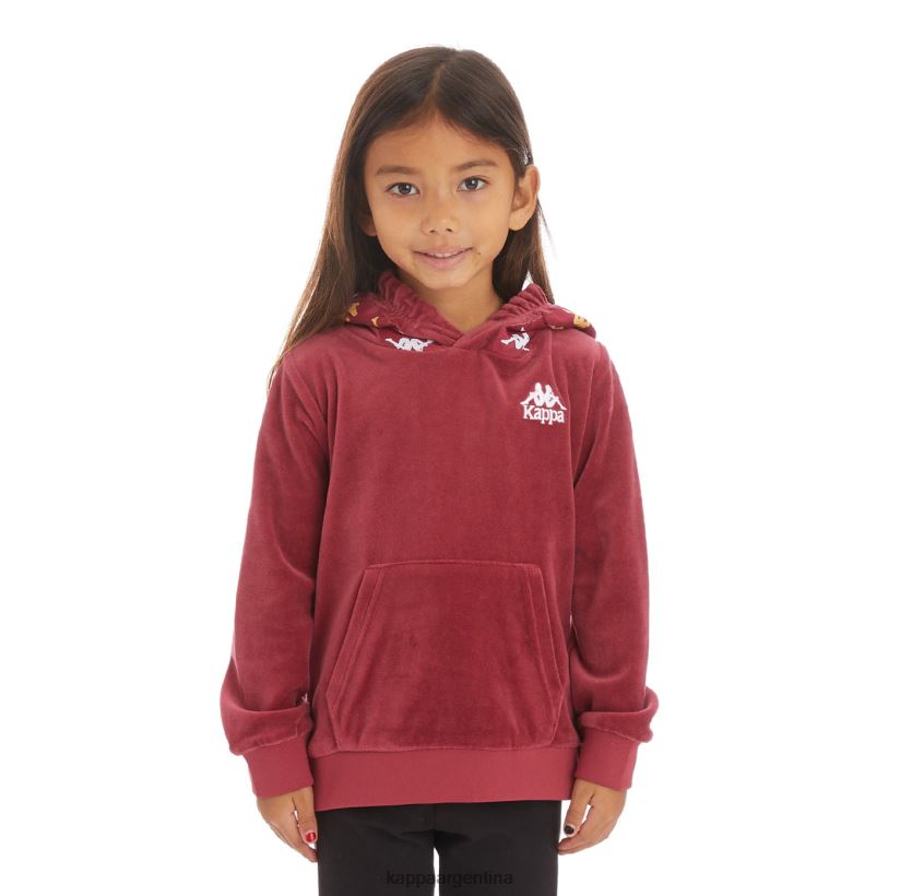 Kappa niños sudadera con capucha 222 banda loredo niños borgoña 2FJJXV540