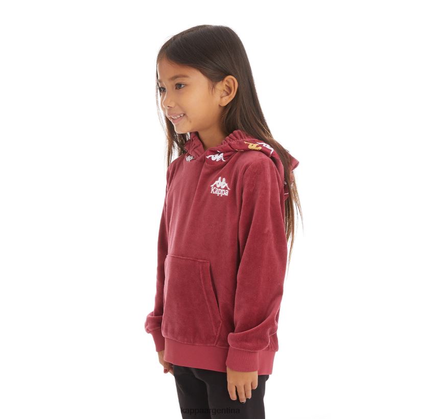 Kappa niños sudadera con capucha 222 banda loredo niños borgoña 2FJJXV540