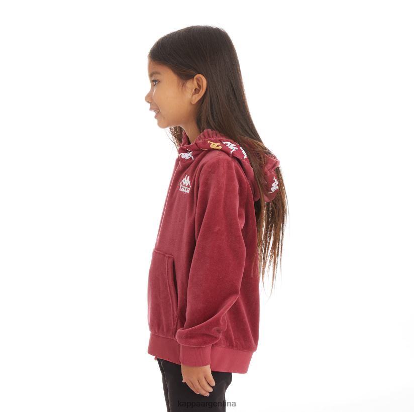 Kappa niños sudadera con capucha 222 banda loredo niños borgoña 2FJJXV540