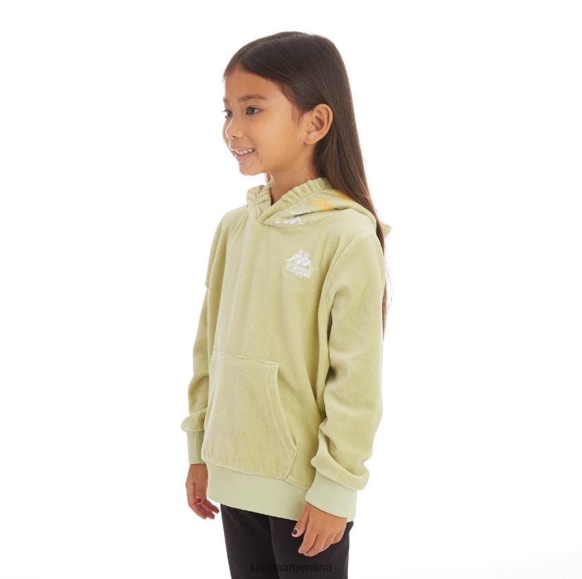 Kappa niños sudadera con capucha 222 banda loredo niños salvia verde 2FJJXV532