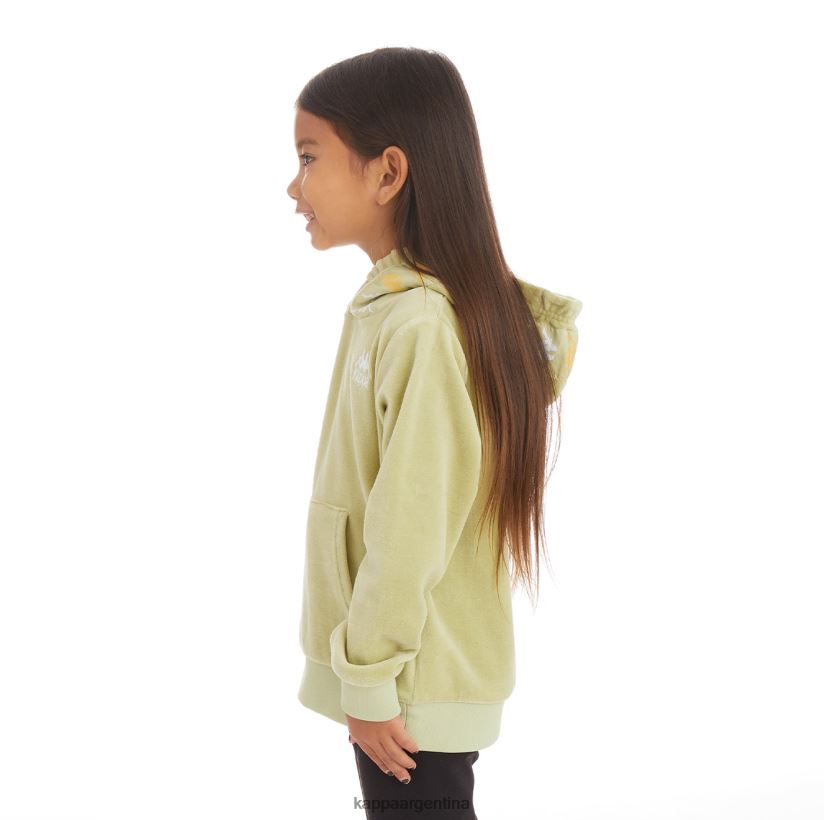 Kappa niños sudadera con capucha 222 banda loredo niños salvia verde 2FJJXV532