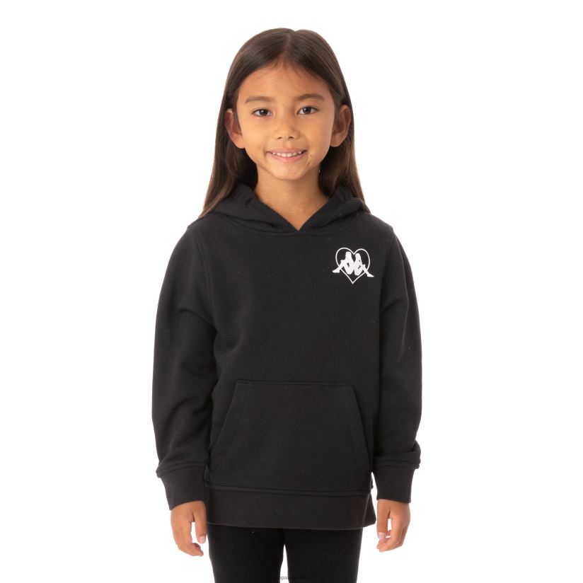Kappa niños sudadera con capucha para niños authentic love torun negro 2FJJXV554