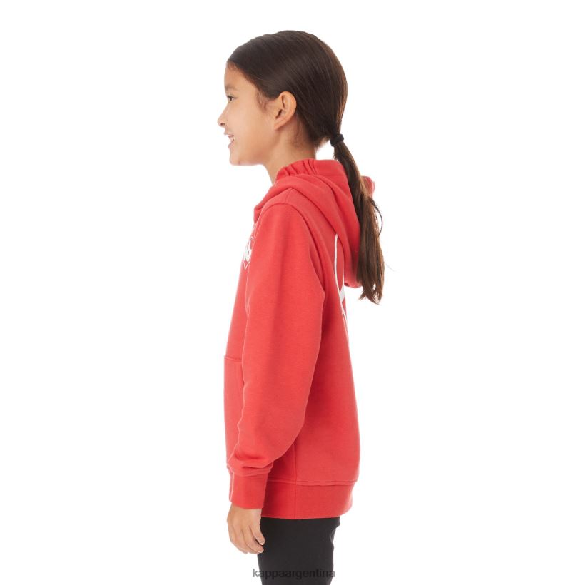 Kappa niños sudadera con capucha para niños authentic love torun rojo 2FJJXV553