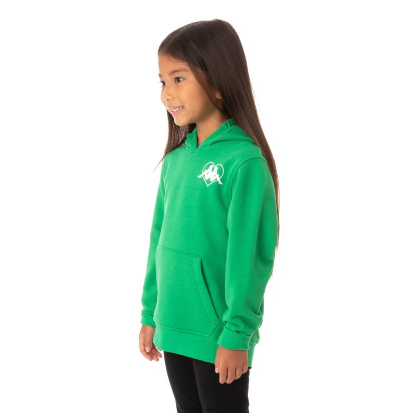Kappa niños sudadera con capucha para niños authentic love torun verde 2FJJXV552