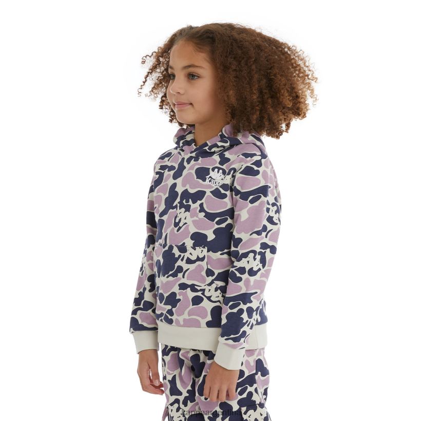 Kappa niños sudadera con capucha picadilly auténtica para niños violeta azul marino 2FJJXV521
