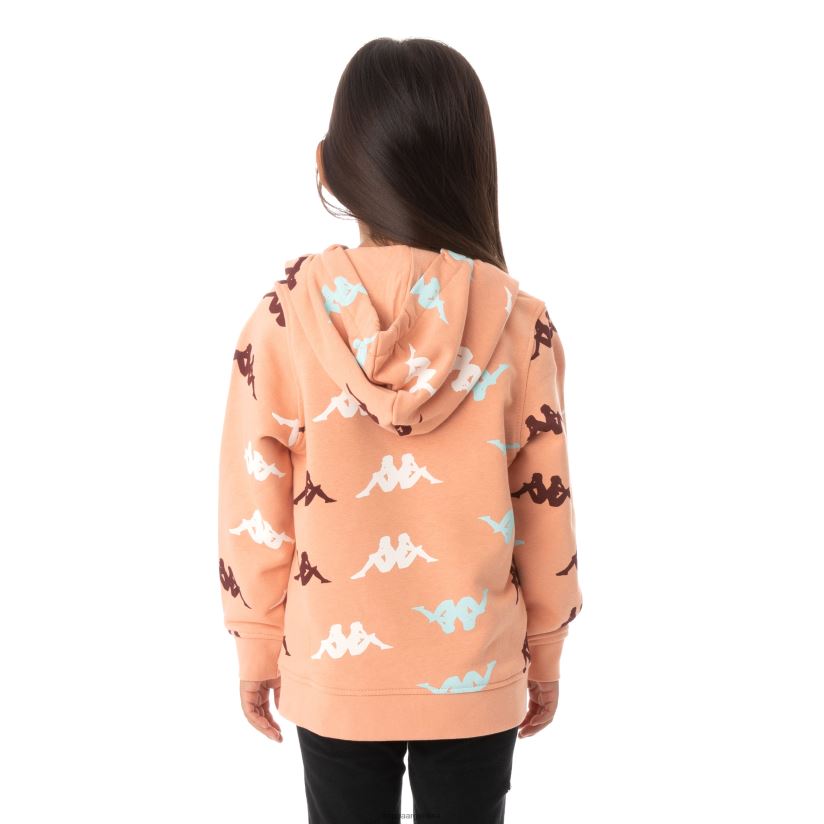 Kappa niños sudadera con capucha sneek auténtica para niños coral rosa 2FJJXV548