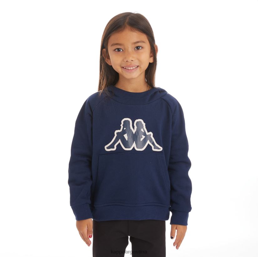 Kappa niños sudadera con capucha y logo apet 2 para niños Armada 2FJJXV538