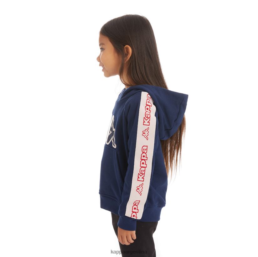 Kappa niños sudadera con capucha y logo apet 2 para niños Armada 2FJJXV538