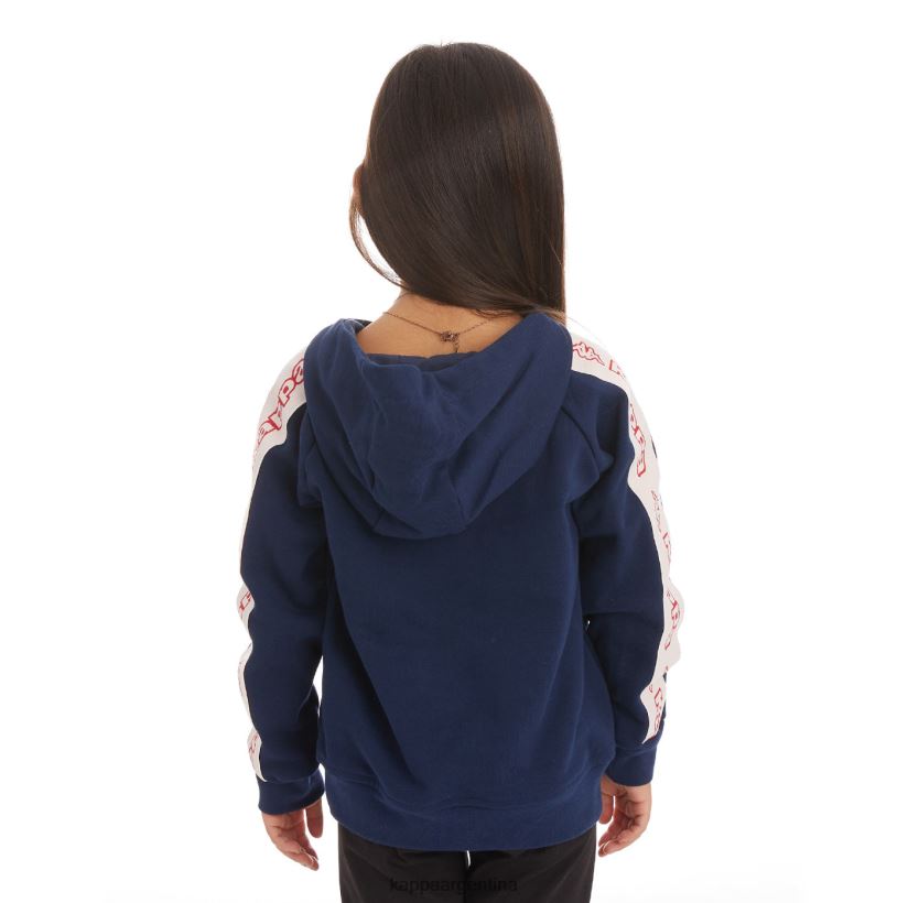 Kappa niños sudadera con capucha y logo apet 2 para niños Armada 2FJJXV538