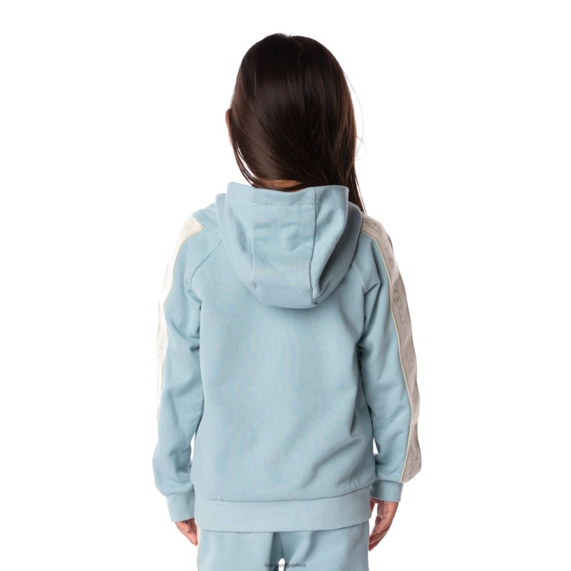 Kappa niños sudadera con capucha y logo apet 2 para niños azul claro 2FJJXV511