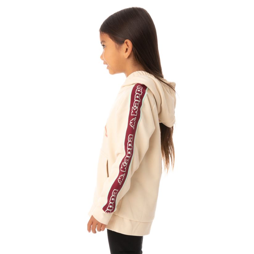 Kappa niños sudadera con capucha y logo apet 2 para niños beige 2FJJXV546