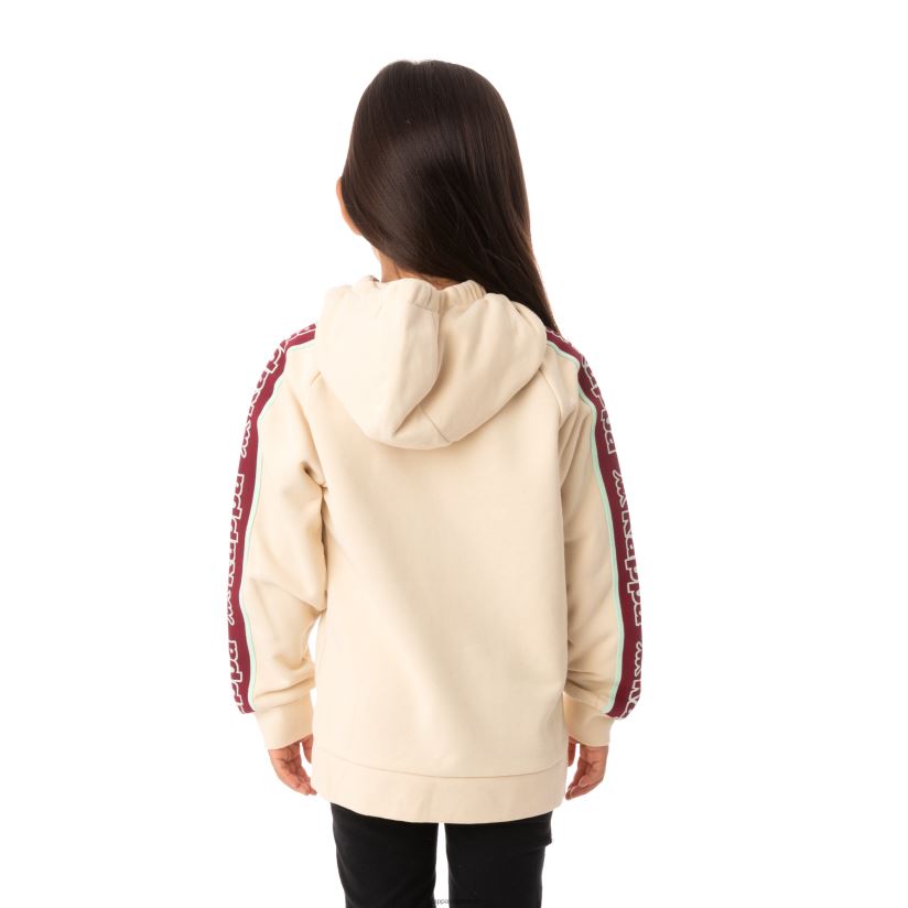 Kappa niños sudadera con capucha y logo apet 2 para niños beige 2FJJXV546