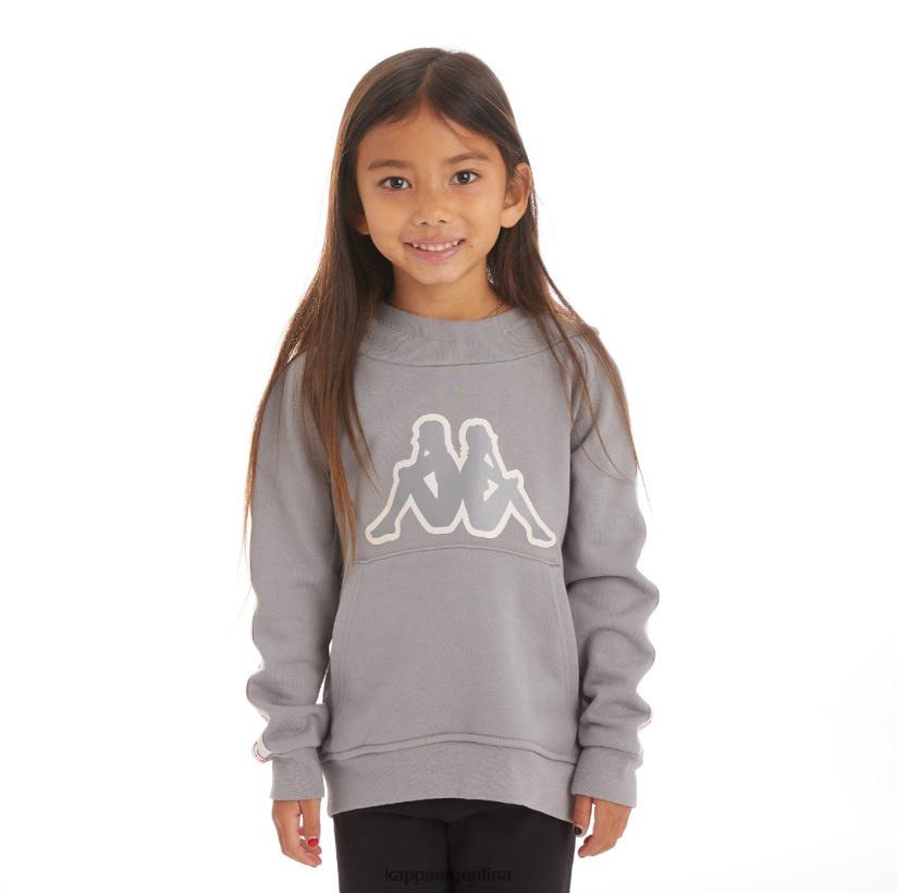 Kappa niños sudadera con capucha y logo apet 2 para niños gris 2FJJXV537