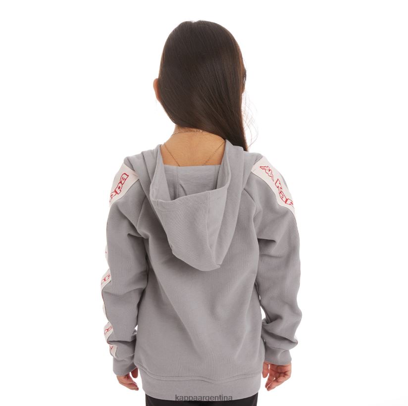 Kappa niños sudadera con capucha y logo apet 2 para niños gris 2FJJXV537